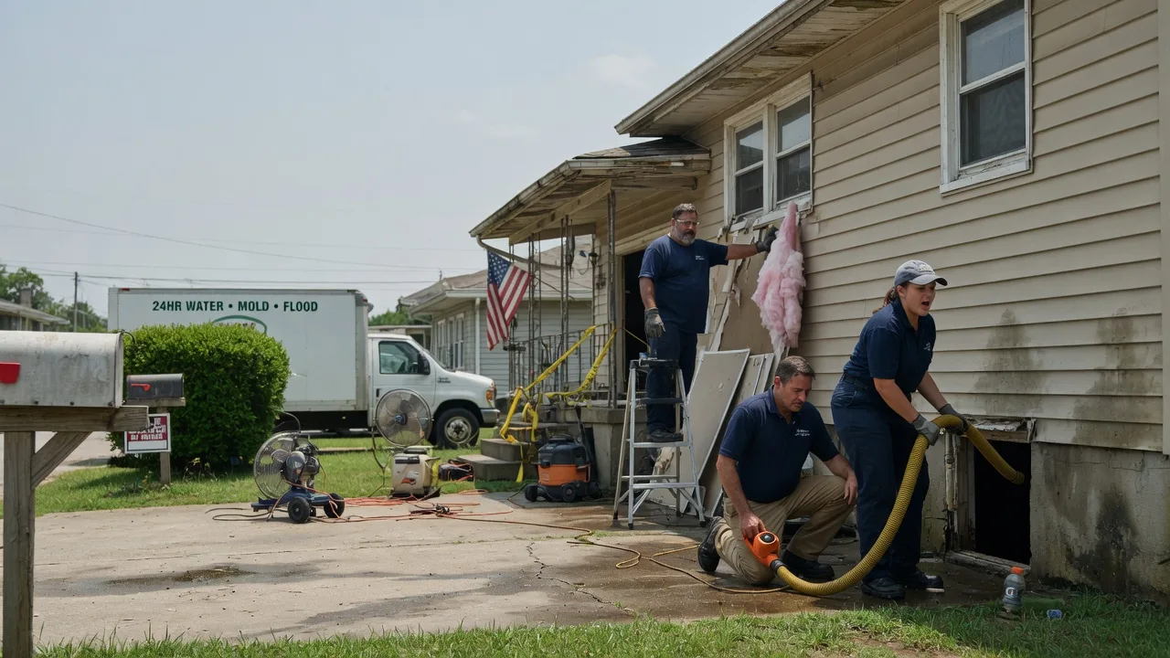 Water Damage Repair in Mulvane, KS near me